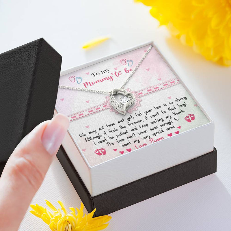 To My Mommy To Be - Forever Love Necklace