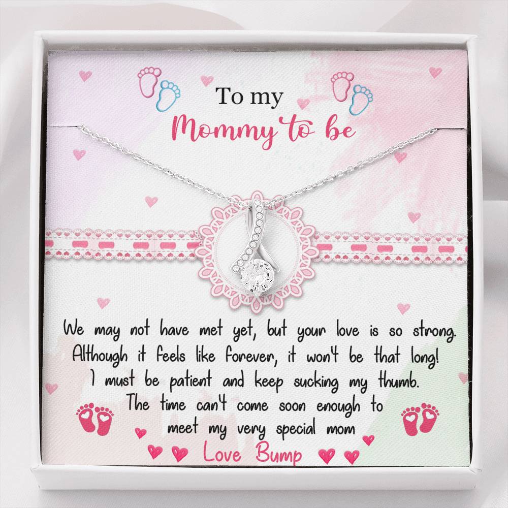 To My Mommy To Be Alluring Beauty Necklace