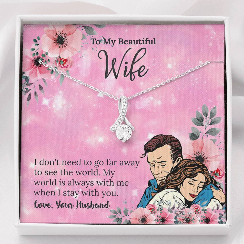 To My Wife Alluring Beauty Necklace