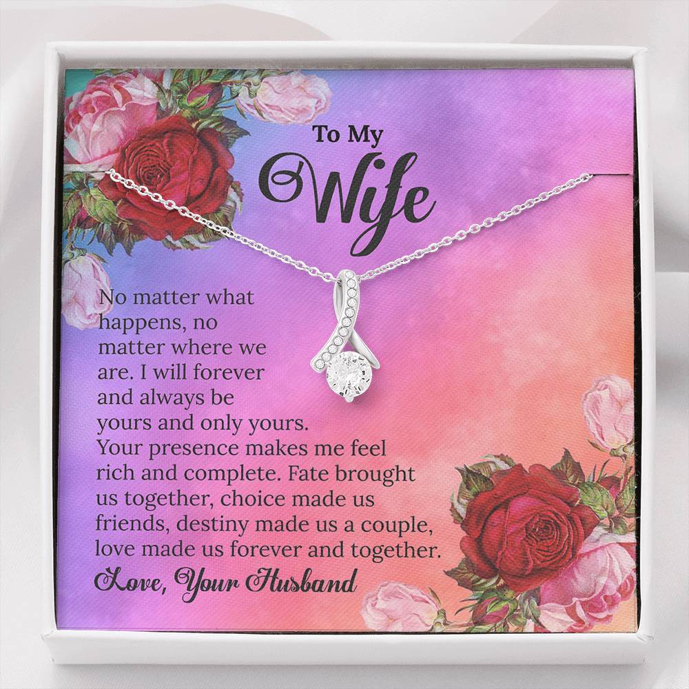 To My Wife Alluring Beauty Necklace