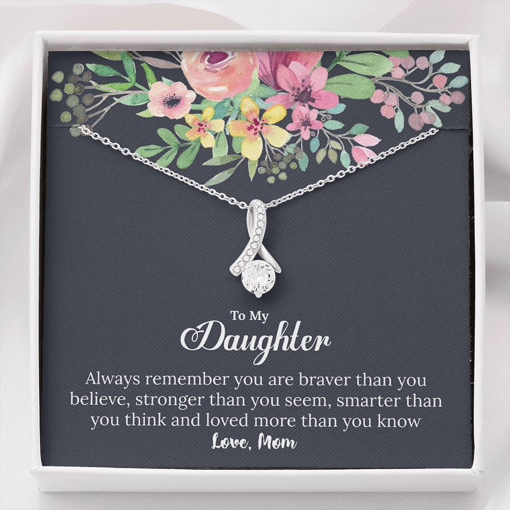 To My Daughter Alluring Beauty Necklace