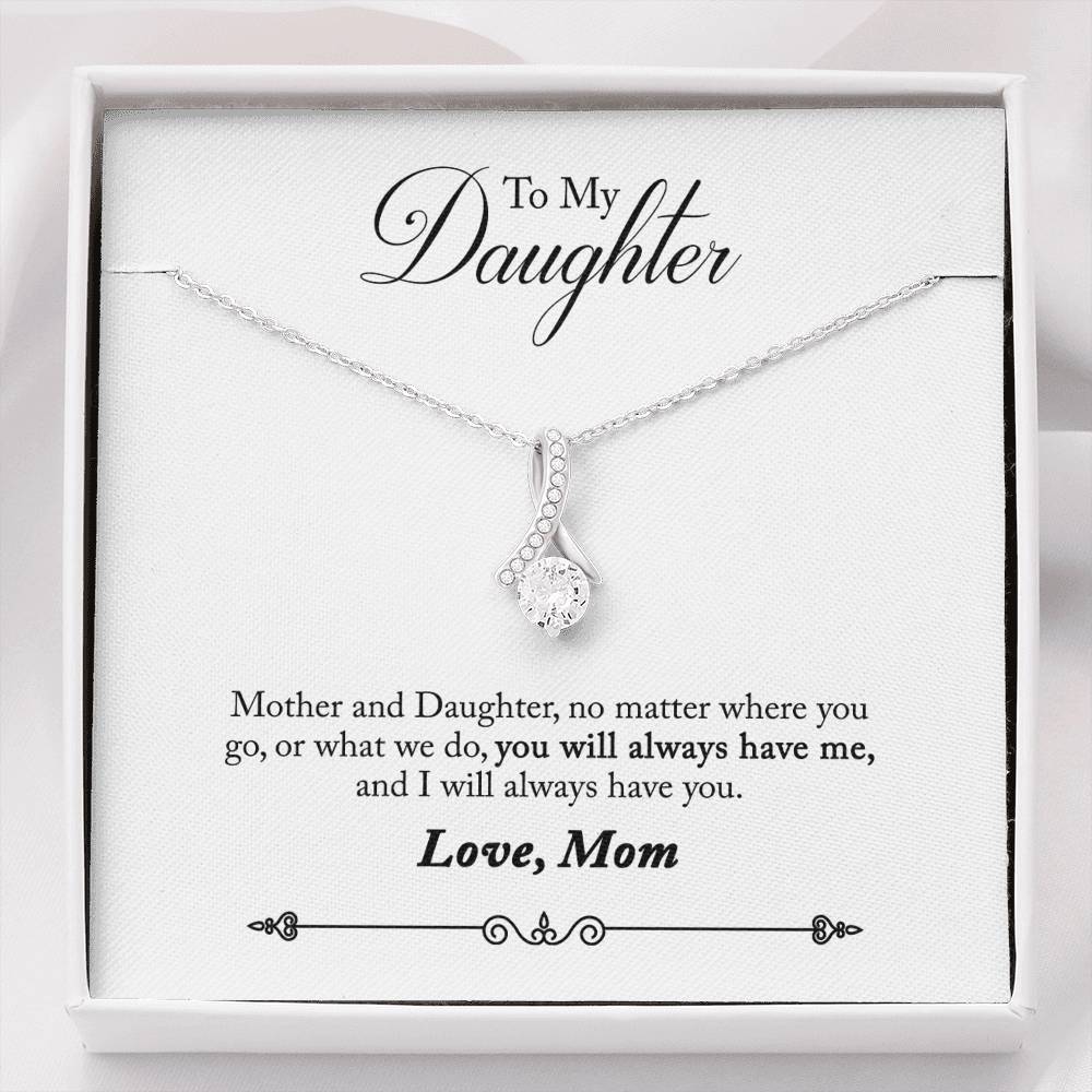 To My Daughter Alluring Beauty Necklace