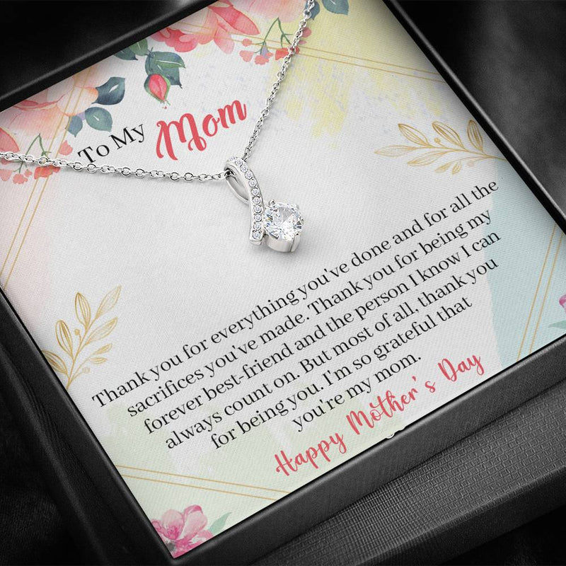 To My Mom Alluring Beauty Necklace