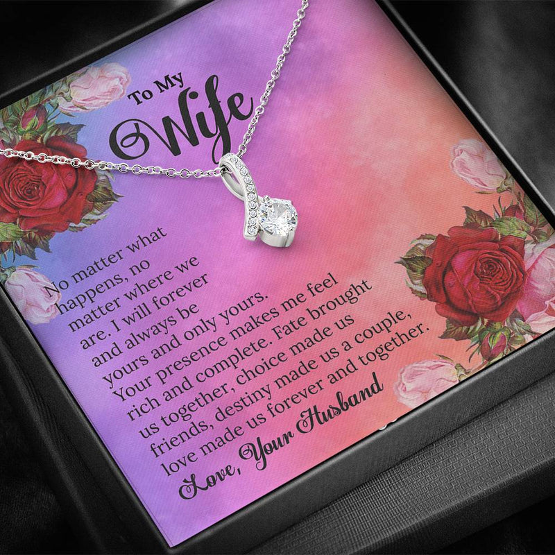 To My Wife Alluring Beauty Necklace