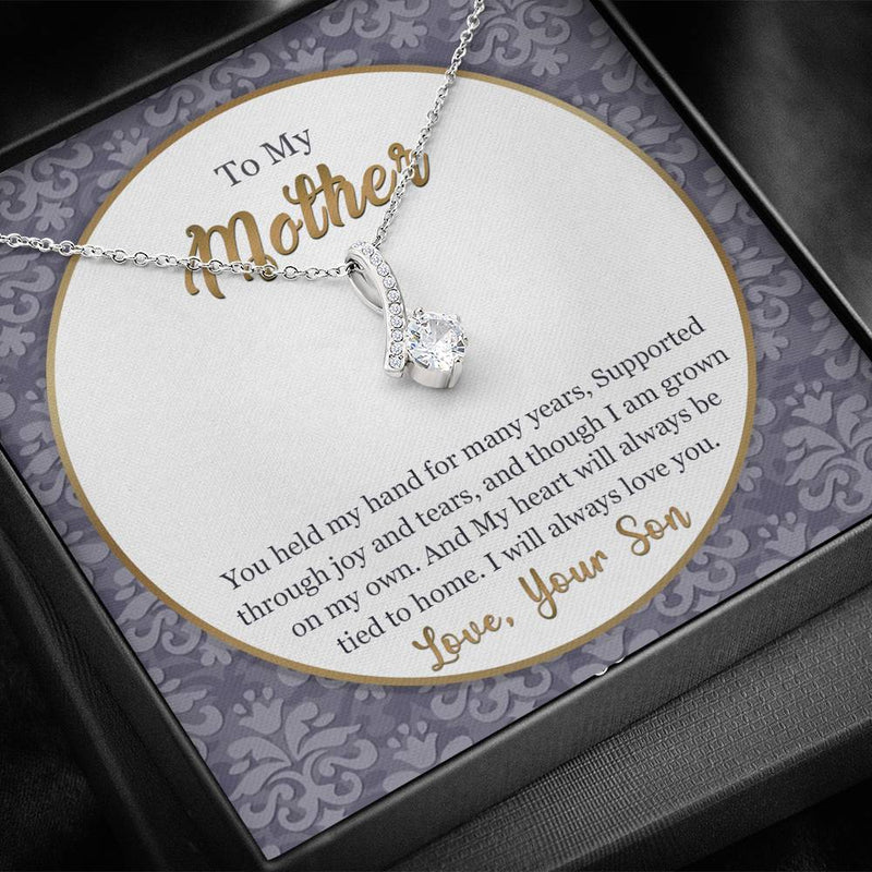 To My Mother Alluring Beauty Necklace