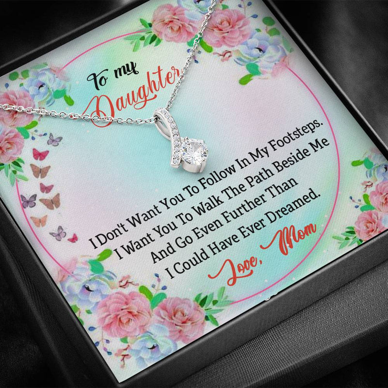 To My Daughter Alluring Beauty Necklace